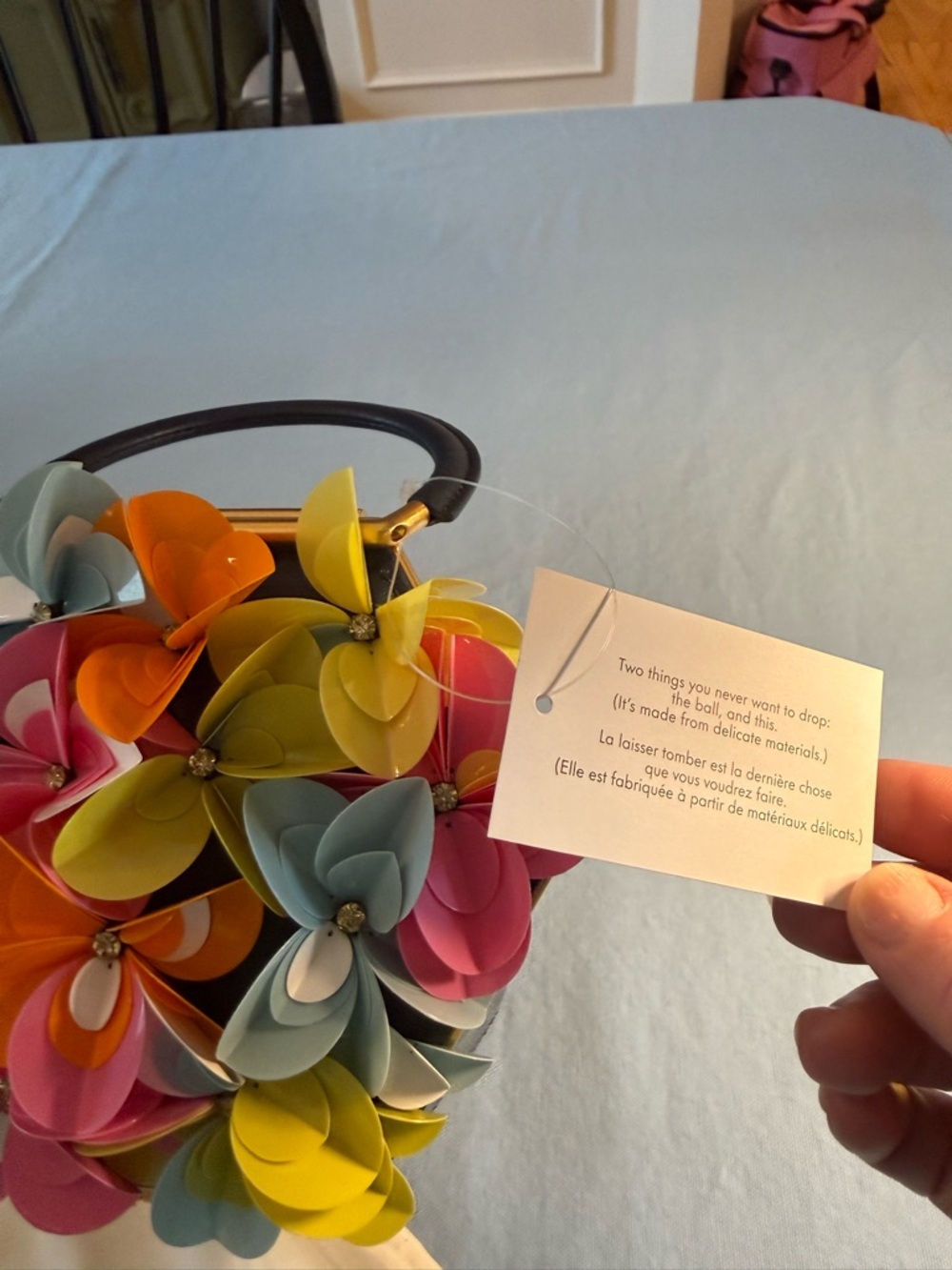 kate spade Black Vase with Multicolor Floral Top - Picture 3 of 6
